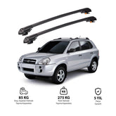 HYUNDAI TUCSON 2004-2009 TRX1 Thunder Carrier Barres transversales pour galerie de toit de voiture, 2 barres